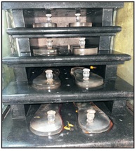 Four Spatika Padukas